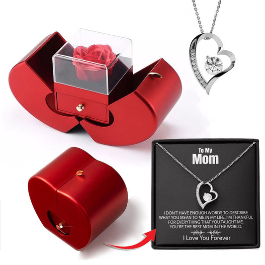 Women's Hollow Heart-shaped Necklace Set
